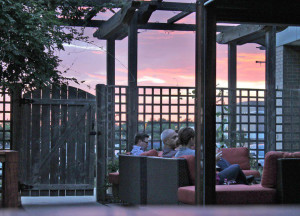 Sunset on the Patio