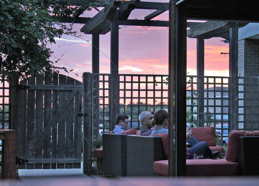Sunset on the Patio
